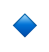 ícone losango azul